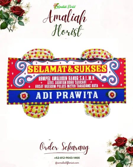 Papan Bunga Ucapan Selamat Bantur